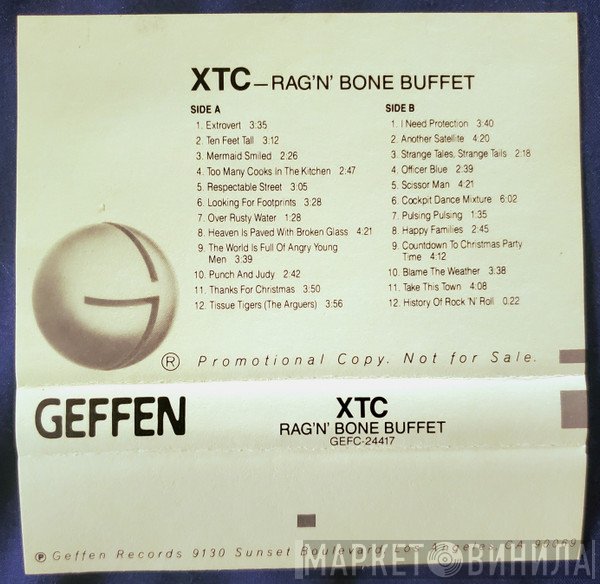 XTC  - Rag & Bone Buffet