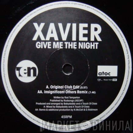 Xavier  - Give Me The Night