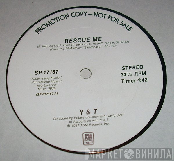 Y & T  - Rescue Me