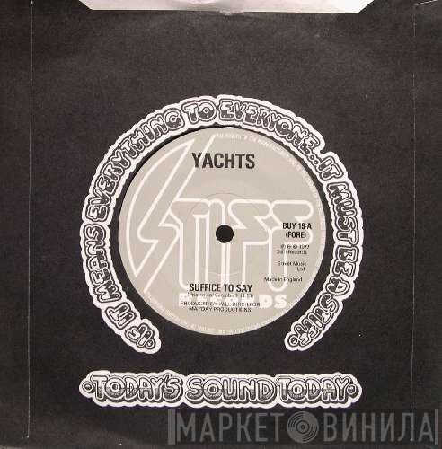 Yachts - Suffice To Say