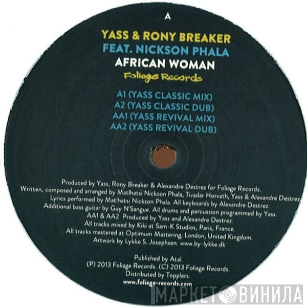 Yass, Rony Breaker, Nickson Phala - African Woman