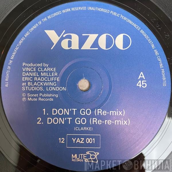 Yazoo - Don't Go (Re-Mixes)