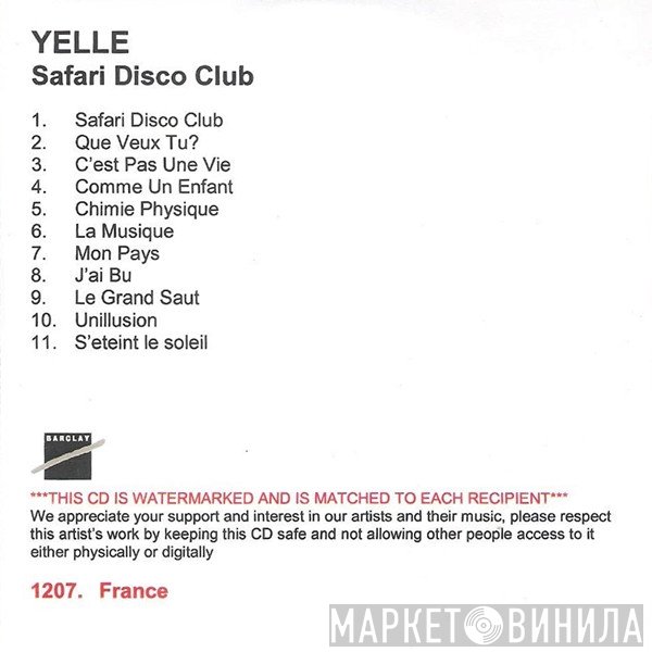 Yelle - Safari Disco Club
