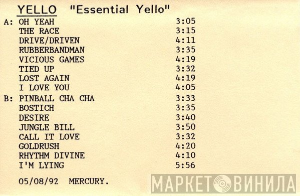 Yello  - Essential