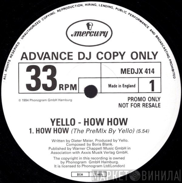 Yello  - How How