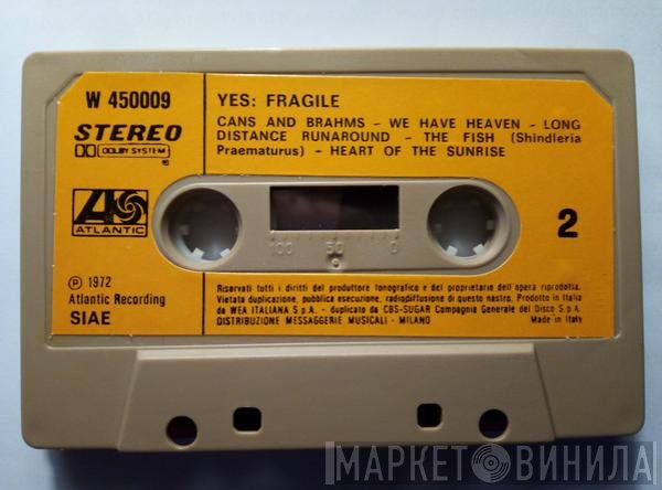 Yes  - Fragile