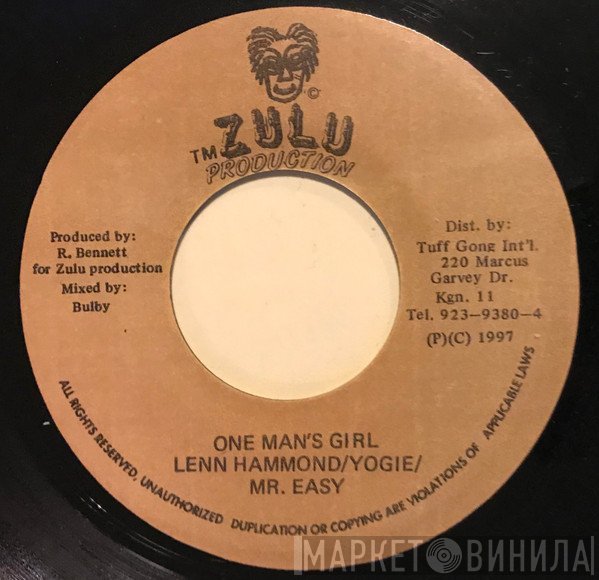 Yogie, Mr. Easy, Lenn Hammond - One Man's Girl