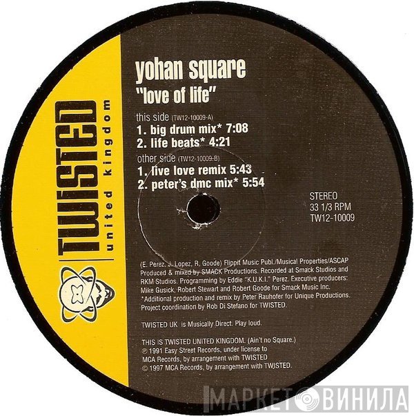 Yohan Square - Love Of Life