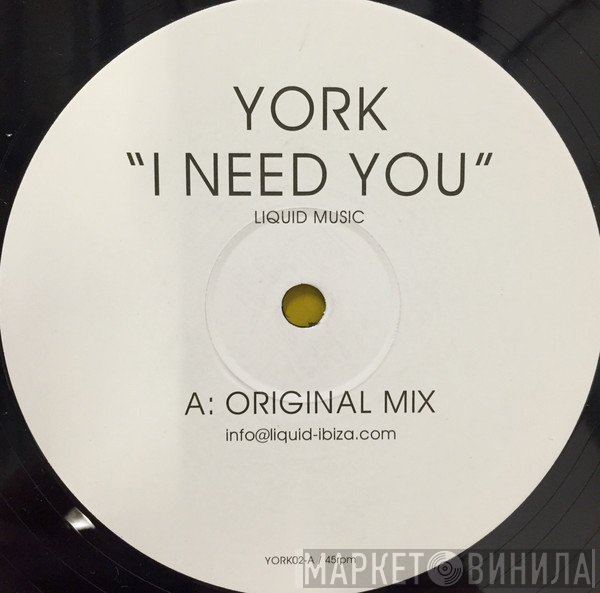 York - I Need You