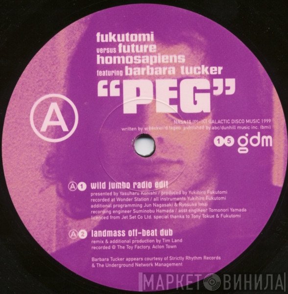 Yukihiro Fukutomi Versus Future Homosapiens Featuring Barbara Tucker  - Peg