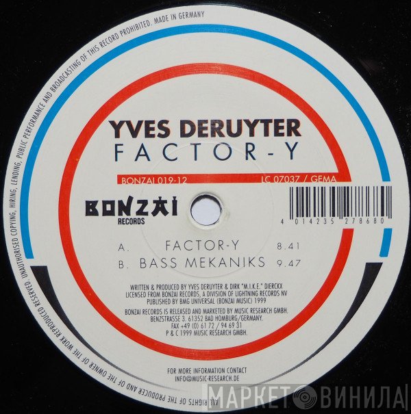 Yves Deruyter  - Factor-Y