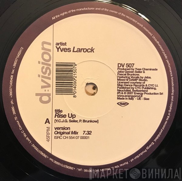 Yves Larock  - Rise Up