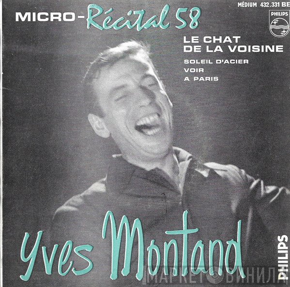 Yves Montand  - Micro - Récital 58 (N°3)