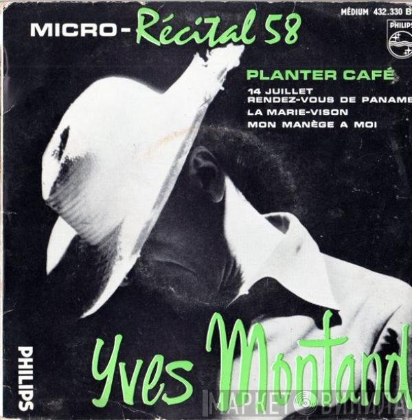 Yves Montand  - Micro - Récital 58 (N°4)