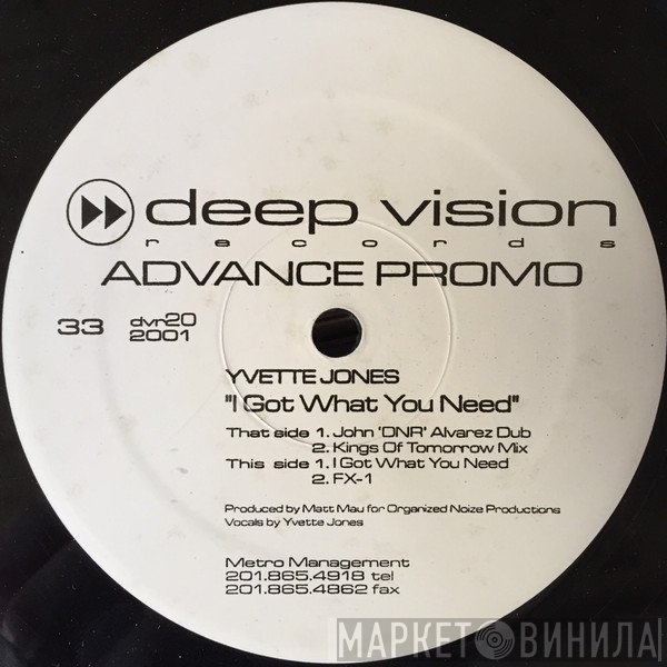 Yvette Jones - I Got What You Need