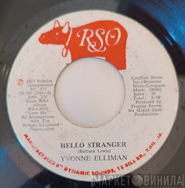 Yvonne Elliman - Hello Stranger
