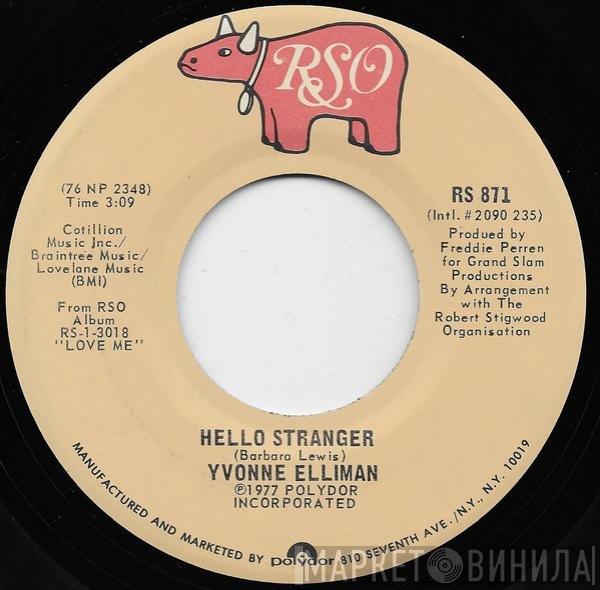 Yvonne Elliman  - Hello Stranger