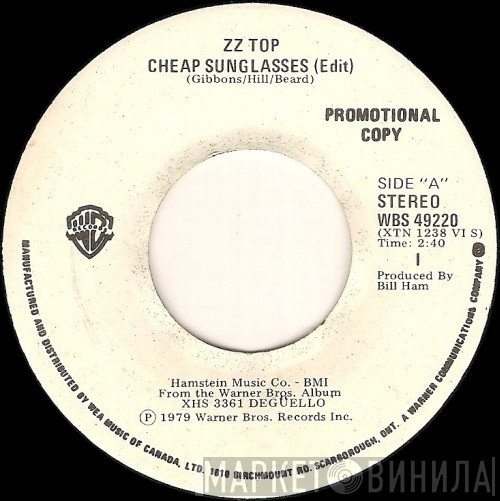 ZZ Top - Cheap Sunglasses