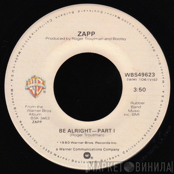 Zapp  - Be Alright
