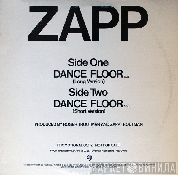 Zapp  - Dance Floor
