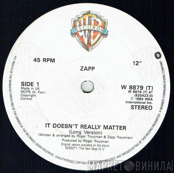 Zapp - It Doesn't Really Matter