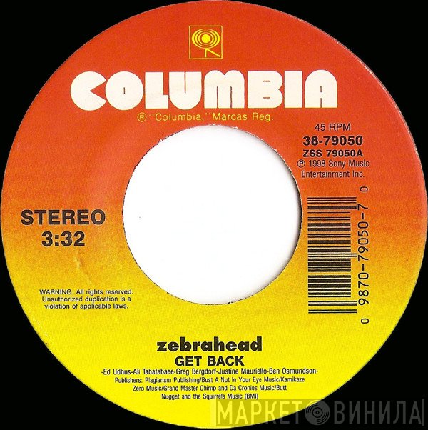 Zebrahead  - Get Back