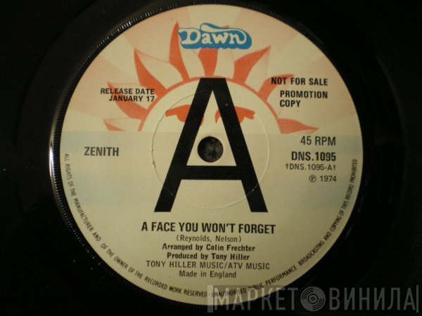 Zenith  - A Face You Won't Forget