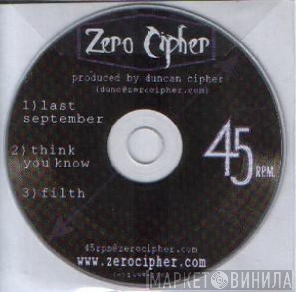 Zero Cipher - Last September