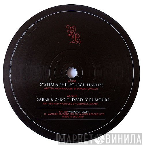 Zero Tolerance, Sabre, System , Phil Source - Fearless / Deadly Rumours
