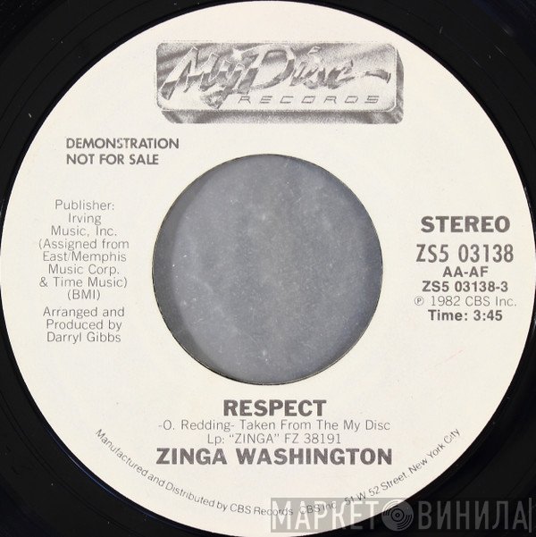 Zinga Washington  - Respect