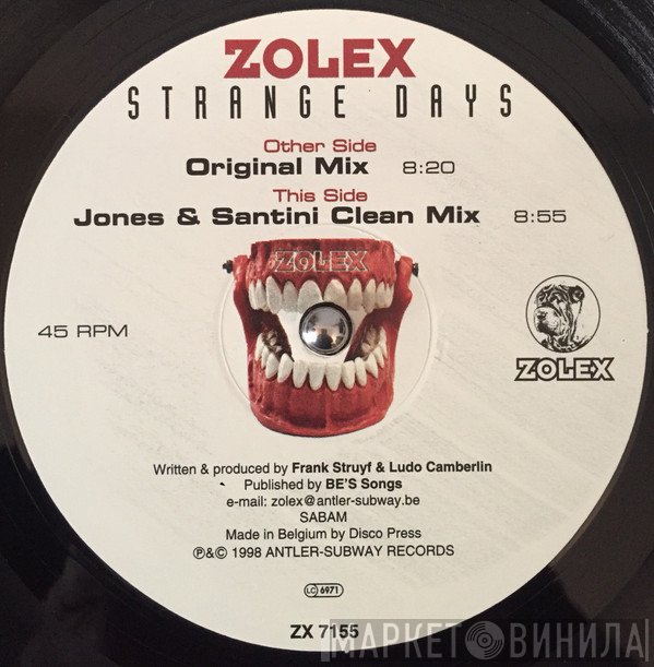 Zolex - Strange Days