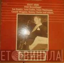 Zoot Sims  - First Recordings!