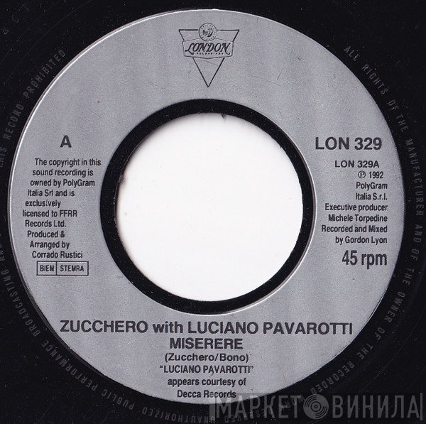 Zucchero, Luciano Pavarotti - Miserere
