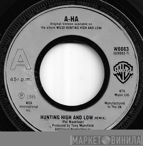 a-ha - Hunting High And Low