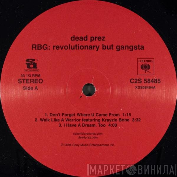 dead prez - RBG: Revolutionary But Gangsta