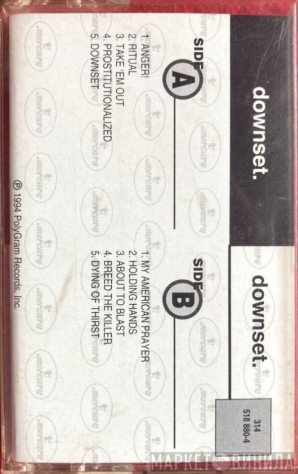 downset.  - downset.
