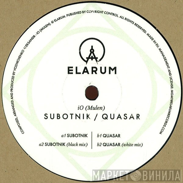 iO (Mulen) - Subotnik / Quasar