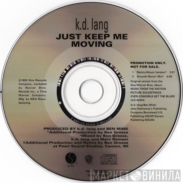 k.d. lang - Just Keep Me Moving