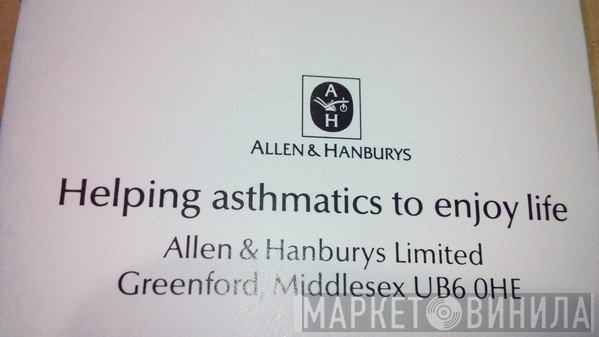 Allen & Hanburys - Винил CD и Кассеты лейбла Allen & Hanburys на сайте МаркетВинила