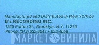 B's Recording Inc. - Винил CD и Кассеты лейбла B's Recording Inc. на сайте МаркетВинила