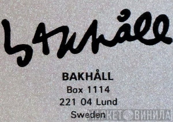 Bakhåll - Винил CD и Кассеты лейбла Bakhåll на сайте МаркетВинила
