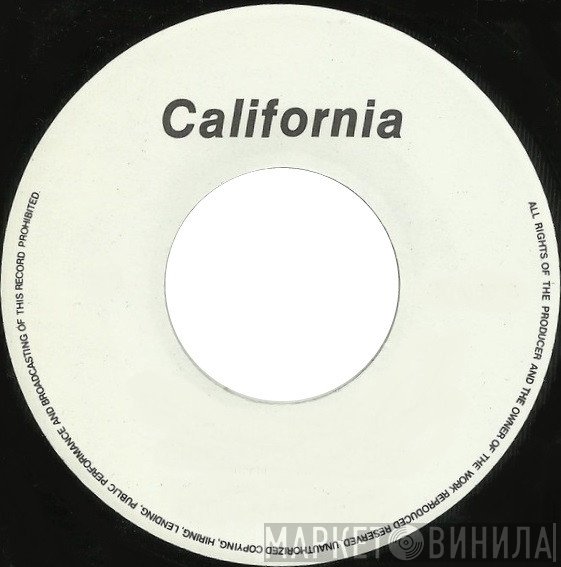 California  - Винил CD и Кассеты лейбла California (11) на сайте МаркетВинила