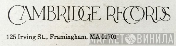 Cambridge Records - Винил CD и Кассеты лейбла Cambridge Records на сайте МаркетВинила