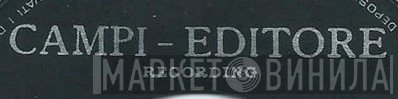 Campi-Editore Recording - Винил CD и Кассеты лейбла Campi-Editore Recording на сайте МаркетВинила