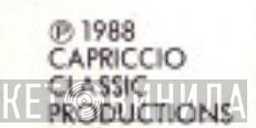 Capriccio Classic Productions - Винил CD и Кассеты лейбла Capriccio Classic Productions на сайте МаркетВинила