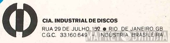Cia. Industrial De Discos - Винил CD и Кассеты лейбла Cia. Industrial De Discos на сайте МаркетВинила