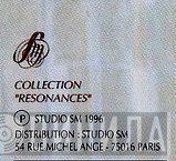 Collection Résonances - Винил CD и Кассеты лейбла Collection Résonances на сайте МаркетВинила