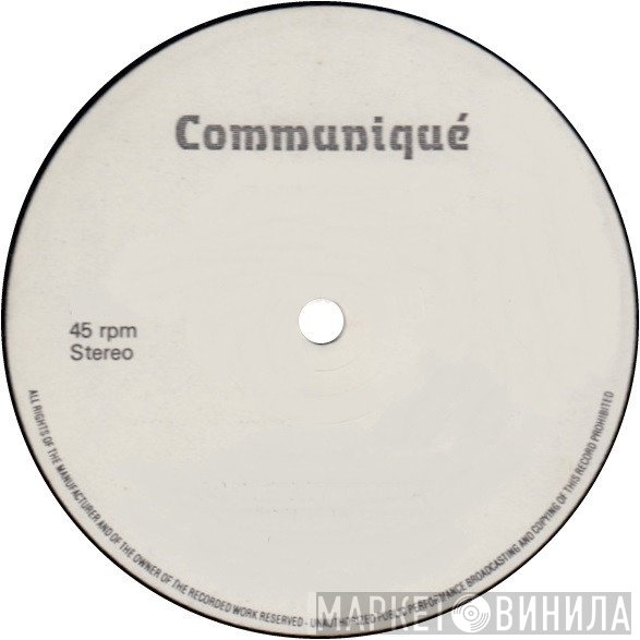 Communiqué - Винил CD и Кассеты лейбла Communiqué на сайте МаркетВинила
