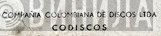 Compañia Colombiana De Discos Ltda. Codiscos - Винил CD и Кассеты лейбла Compañia Colombiana De Discos Ltda. Codiscos на сайте МаркетВинила