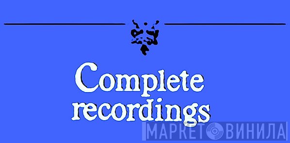 Complete Recordings  - Винил CD и Кассеты лейбла Complete Recordings (2) на сайте МаркетВинила
